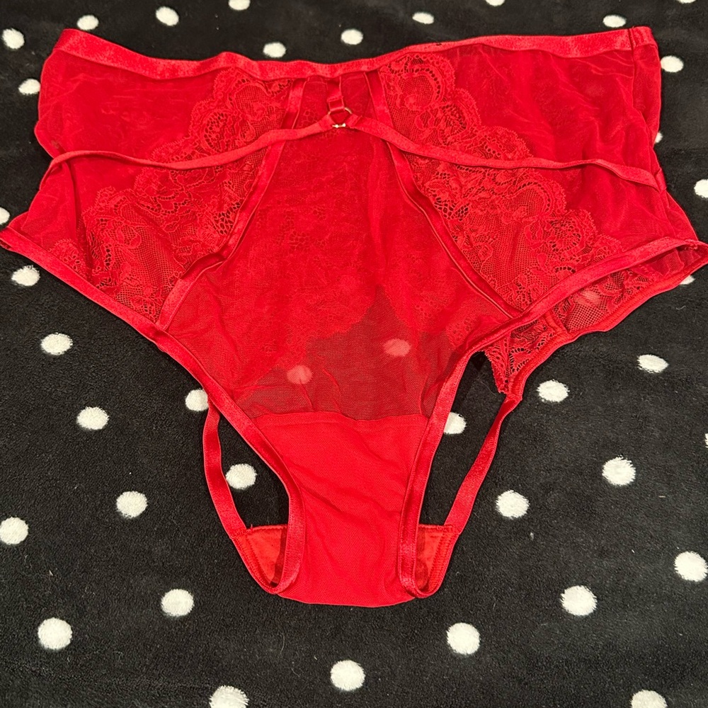Torrid Red Lace Panties